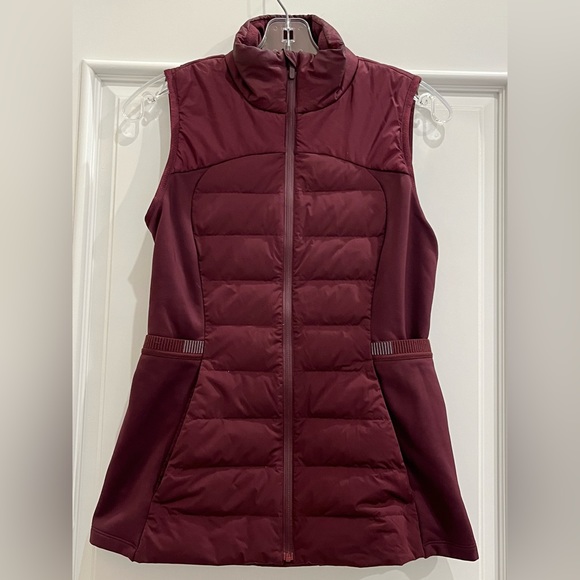 lululemon athletica Jackets & Blazers - lululemon Down For It All Vest 6 Cassis GUC